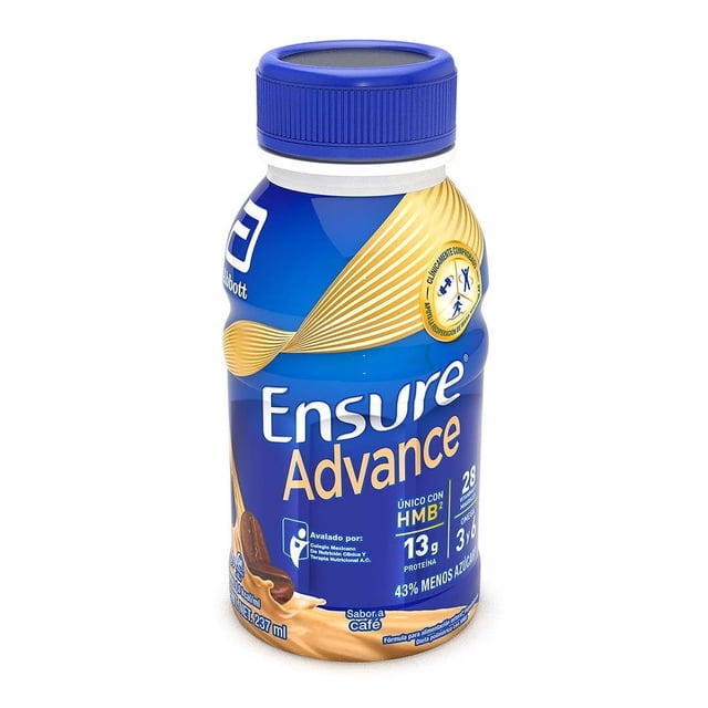 Fórmula Nutricional Ensure Advance Sabor Café Botella de 237ml