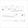 thumbnail image 3 of Cuchillo Santoku Tramontina Sublime 7.5 Pulgadas, 3 of 5