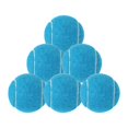 thumbnail image 3 of 6 pelotas de tenis de 64 mm de diámetro para perros de entrenamiento y ejercicio. Azul, 3 of 9