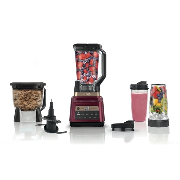 Procesador de alimentos Ninja BN801RD1BRN 1400W Rojo 3 en 1