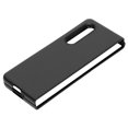 thumbnail image 4 of Funda rígida de cuero para teléfono móvil Samsung Galaxy Z Fold 3, antiarañazos, a prueba de golpes, color negro, 4 of 10