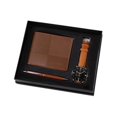 thumbnail image 2 of Conjunto De Regalo Para Hombre, Elegante Organizador, Conjunto De Reloj Para Hombre, Para Aniversario, Cumpleaños, Marrón, 2 of 8