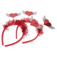 thumbnail image 1 of LABSERRON 2Ud Diadema De San Valentín Roja Con Detalles Para Fiestas Cumpleaños Y Escénicas, 1 of 8