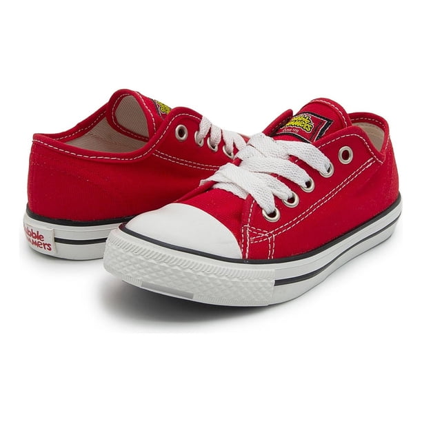 Tenis Choclo Bubble Gummers® Harry Rosa 12-21 Lona Agujet rojo 16