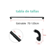 thumbnail image 2 of Barra De Cortina Extensible 70-120 Cm Metálica Xtellar negro, 2 of 4