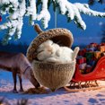 thumbnail image 3 of Adornos navideños Chopper de 8 cm con diseño de animales del bosque, para árbol de Navidad, regalo navideño, decoración colgante, decoración de jardín, decoración navideña y de Halloween., 3 of 6
