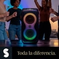 thumbnail image 3 of Bocina Bluetooth 800W Con Luces LED USB Micro SD AUX Radio FM Portátil 12h Enlaza 2 Dispositivos Carga Tipo C Signa Sound Blast, 3 of 9