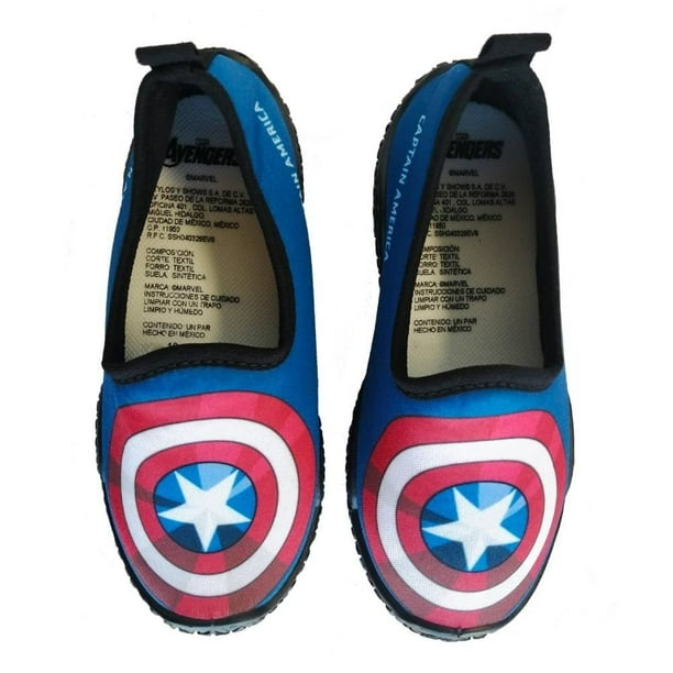 Aqua Socks Marvel Talla 21 Capitán América Azul