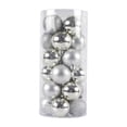 thumbnail image 4 of Bolas colgantes Macarena Navidad plata 24 Uds, 4 of 8