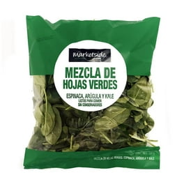 Marketside Mezcla De Hojas Verdes, Espinaca, Arúgula Y Kale, Fresca, 200 G