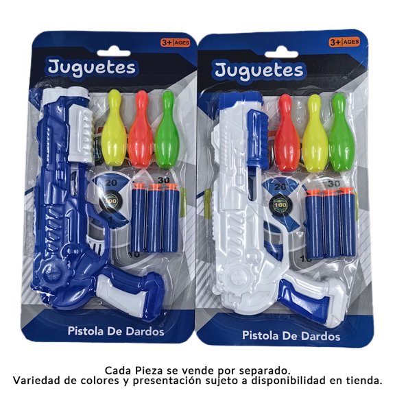 Pistola de Dardos Prichos Varios Modelos 1 Pieza