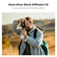 thumbnail image 2 of Filtro K&F Concept Black Diffusion 1/2 52mm para fotografía, 2 of 7
