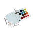 thumbnail image 2 of Portable Mini Acrylic Watercolor 8/15 Removable Watercolor Paint With Metal Clip Unique Gifts For Artists, 2 of 2