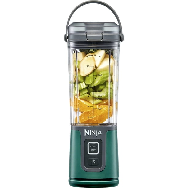 Ninja Blast Blender Licuadora Portátil 532ml (18 oz) Verde Azulado CO155BCTL (Reacondicionado )