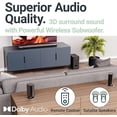 thumbnail image 2 of BARRA SONIDO CON SUBWOOFER TETARO EN CASA MAJORITY    5.1  CANALES , DOLBY AUDIO  MOD Everest, 2 of 5