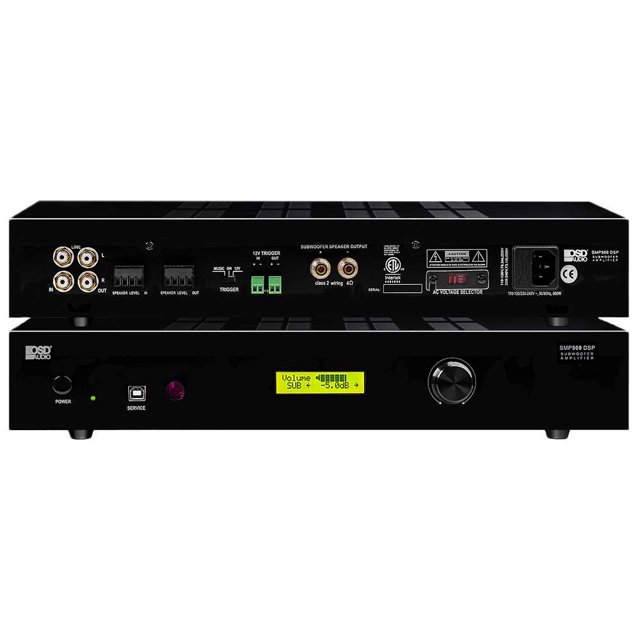Amplificador para subwoofer OSD Audio SMP500, 800 W, DSP y control remoto