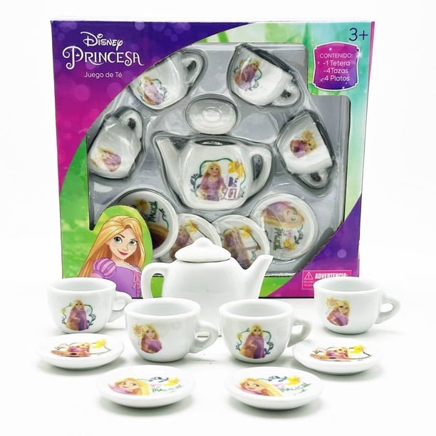 Juego de Té Disney Pakki Toys Rapunzel 9 Piezas