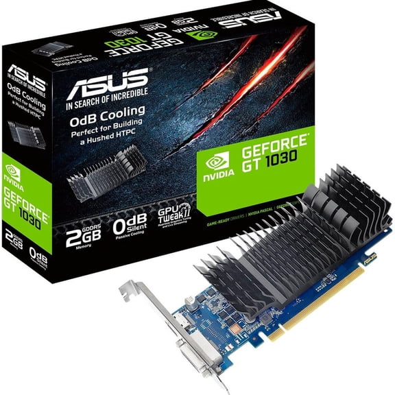 Tarjeta de Video ASUS GeForce GT 1030 2GB Low Profile GT1030-2G-CSM