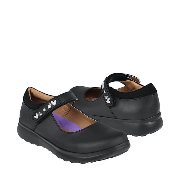 ZAPATOS ESCOLARES NIÑA VAVITO 760004 PIEL NEGRO 18-21