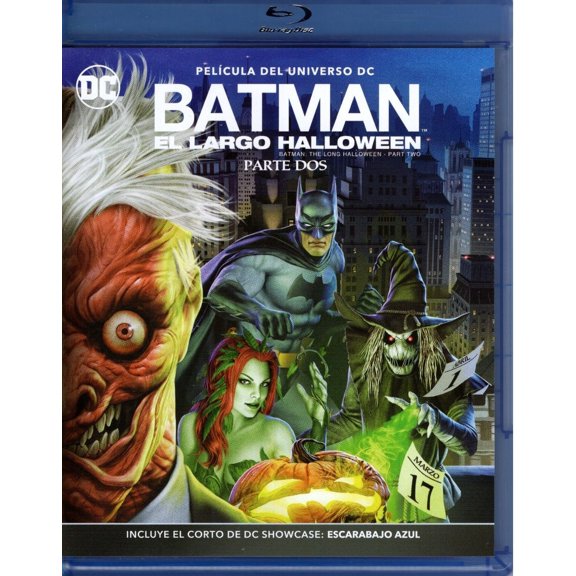 Nuevo | 3 vendidos Batman El Largo Halloween Parte 2 Dos Dc Pelicula Blu-ray Warner Bros Blu Ray