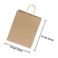 thumbnail image 2 of HOOWIFFY 10Ud Bolsas De Papel Kraft Marrón Con Asas Para Almacenamiento Y Regalos, 2 of 8