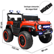 thumbnail image 5 of Montable Electrico Camioneta 4x4 para Niños Bluetooth Luces Led Control Remoto Batería 12v - Rojo, 5 of 8