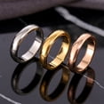thumbnail image 3 of Sonducket Boda Banquete Ceremonia Anillo Parejas Amantes Aleación Anillos modernos Diseño simple Decoración Joyería Oro Tamaño 10 Type1 NO1, 3 of 6