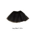 thumbnail image 3 of Qarigey tutú Traje de baile Vestidos de niña Ropa para ocasiones especiales con buen rendimiento Decoración de fiesta para niños Lago azul Prendas para la parte inferior del cuerpo Negro, 3 of 6