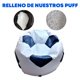 thumbnail image 4 of Sillón Puff Balón De Soccer Grande Adulto Blanco/azul Lunics Puff Soccer Gde BC/AZ, 4 of 6