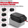 thumbnail image 2 of Para Mil*wau*kee 18V a 12V Reductor Power Adaptador de Batería, DIY Charger Convertidor Power Estación con Conector para Encendedor de Cigarrillos para Auto, 2 of 10