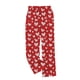 thumbnail image 4 of Puyaiuu Women's Pajama Pants With Pockets Flannel Pajama All kinds of Print Comfy Lounge Pant Fuzzy Sleep Bottoms with Pockets Gift, 4 of 5