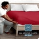 thumbnail image 3 of Sábana Ajustable de Lujo Bare Home Colección 1800 Ultra Suave Bolsillo Profundo Tamaño King Rojo, 3 of 7