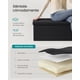 thumbnail image 4 of SONGMICS Puff Almacenaje, Banco de Almacenamiento, 38 x 110 x 38 cm, Soporta hasta 300 kg, para Sala de Estar, Dormitorio, Entrada, Negro, 4 of 6
