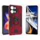 thumbnail image 1 of Funda + Mica Hidrogel Icon Case Blade Robot para Vivo Y11D, Carcasa, Protector, Uso Rudo, Protector de Pantalla, Antigolpes, Esquinas Reforzadas, Protección de Cámara - Rojo, 1 of 9