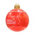 thumbnail image 2 of Bola inflable grande de Navidad | Adorno navideño de PVC de 66 cm para jardín y fiestas en interiores | Decoración festiva colgante con diseño impermeable, 2 of 5