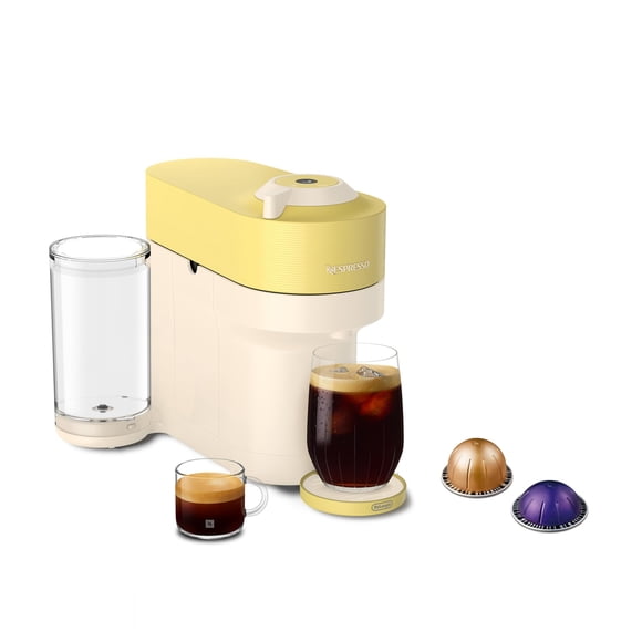 Cafetera y cafetera espresso Nespresso Vertuo Pop+ Amarillo pastel