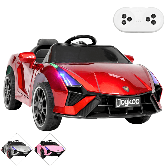 Montable Electrico para Niños Carro Deportivo Bluetooth Luz Led Control Remoto 12v - Rojo