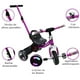 thumbnail image 2 of Triciclo con Barra de Empuje Angelin Baby  Luz Morado, 2 of 5