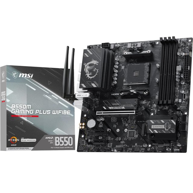 Placa base MSI B550M Gaming Plus WIFI6E AMD AM4