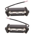 thumbnail image 2 of Luces LED de trabajo para coche, foco auxiliar de conducción brillante de aleación de aluminio de 9W de una sola fila, 2 of 12