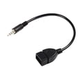 thumbnail image 2 of Adaptador de cable auxiliar auxiliar de 3,5 mm A USB, conector auxiliar de audio macho de 3,5 mm cable de la sola, 2 of 7