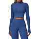 thumbnail image 1 of Chaqueta de Yoga for mujer, chaqueta de Yoga deportiva for correr al aire libre con cremallera, chaqueta de manga larga, ropa de Yoga de secado rápido for niñas, 1 of 7