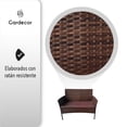 thumbnail image 3 of Sala De Jardin Estilo Mimbre Color Marron Con Cojines, 3 of 7