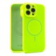 thumbnail image 1 of Funda Icon Case Silicon para iPhone 16 Pro Max, Carcasa, Protector, Uso Rudo, Antigolpes, Resistente, Esquinas Reforzadas, Protección de Cámara - Verde Fosfo, 1 of 9
