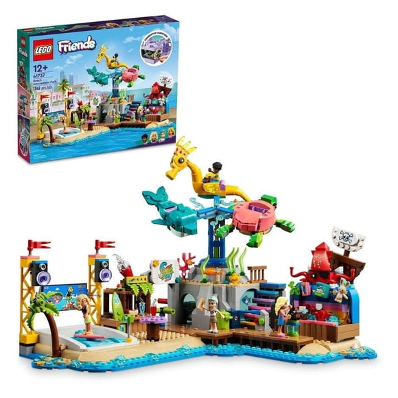 Set de Construcción LEGO Freinds Diversiones en la Playa 41737 1348 Bloques