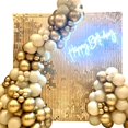 thumbnail image 2 of Panel decorativo 4D PANEL DECORATIVO Shimmer Wall Fondo Negro/Muro para fiesta 30x30cm, 2 of 7