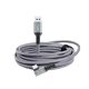 thumbnail image 1 of Seitruly Cable de carga tejido de nailon tipo C 5M 5Gbps VR línea de datos aleación de aluminio codo de 90 ° Cable de transferencia de cabeza Videojuegos y accesorios, 1 of 6