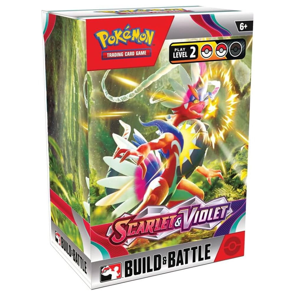 Juego de cartas coleccionables Pokémon Scarlet and Violet Build Battle Box