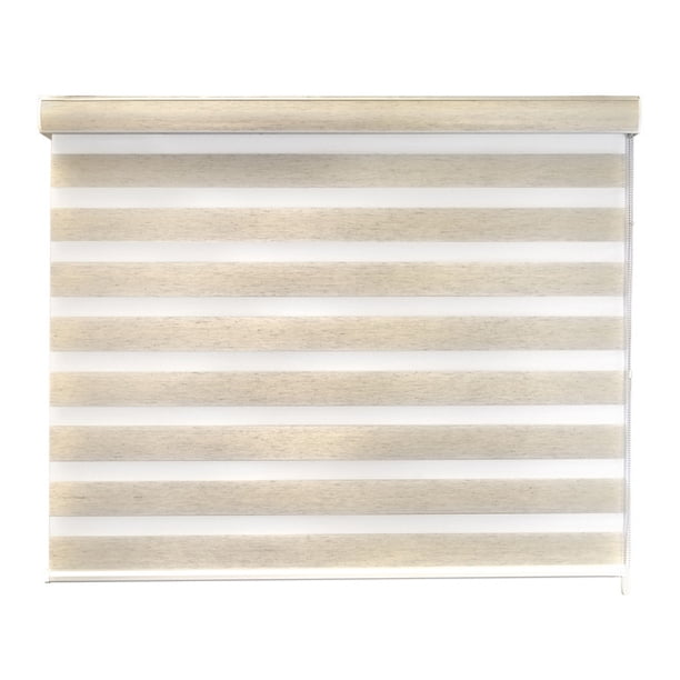 Persiana Sheer Elegance Premium Decoking 220 Ancho x 140 Alto Linen Ivory