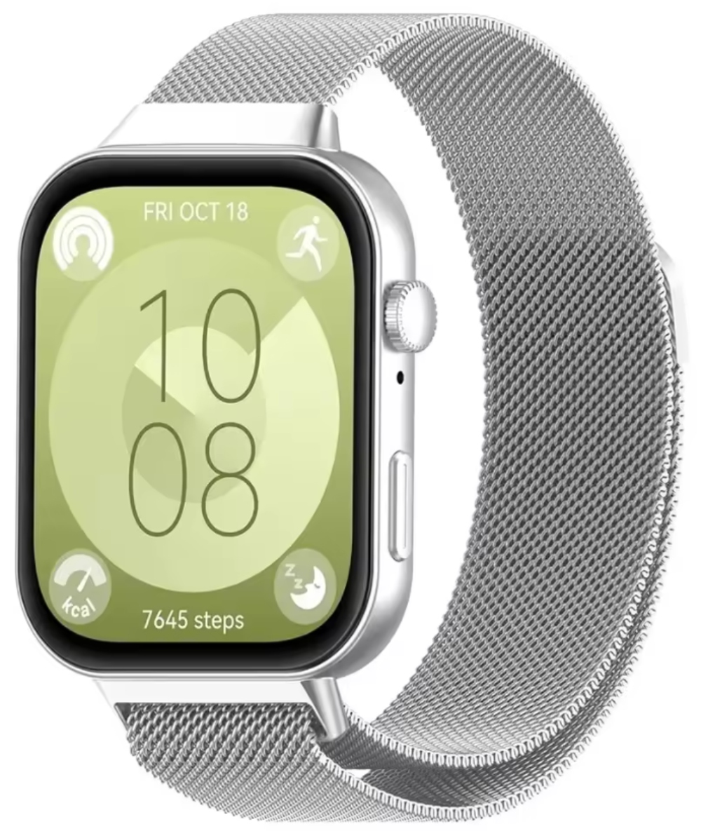 Correa Milanes de Acero Inoxidable para Huawei Watch Fit 3/4/4Pro